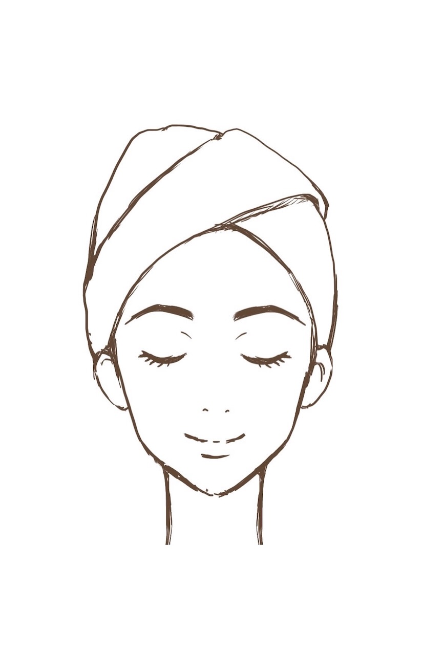 肝斑部位マップ